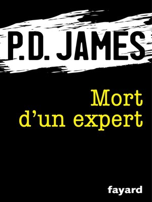 cover image of Mort d'un expert